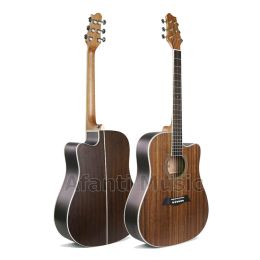 Cables Afanti Music 41 inch Walnut top / Walnut Back & Sides Acoustic guitar (WY032)