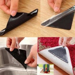 Bath Mats Carpet Non-slip Sticker Trapezoidal Right-angle L-shaped Floor Mat Fixed 8pcs