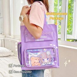 Storage Bags Kids Tote Bag Eco-friendly Children Handbag Lovely Decorate Convenient Cute Style Student