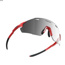 Designers' New Explosions Are New. Enlee New Road Bike Colour Changing Riding Glasses Mens and Womens Outdoor Running Sunglasses Can Be Equipped with Myopia