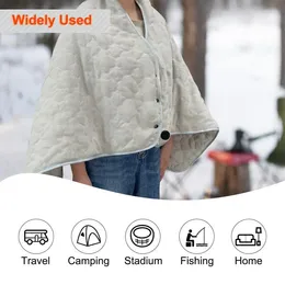 Blankets Portable Heating Blanket Rapid 3 Level Overheat Protection Can Be Washed By Washing Machine Warm Shawl