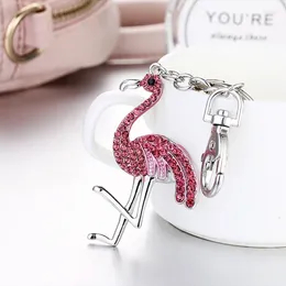 Keychains GYWYN2024 Elements Est Keychain Car Ms. Bags Pendants Women's Gifts Cute Flamingo