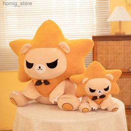 Bambole peluche pop kawaii game anime lussiem luca kaneshiro cosplay simpatico leone giocattoli di peluche borse da ricamo da ricamo a pendente da cartone animato regalo y240415