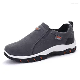 Walking Shoes Mens Sneakers Slip On Outdoor Fashion Flats -absorbing Loafers Man Casual Sports Plus Size