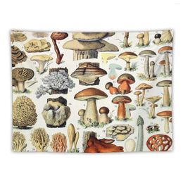 Tapestries Adolphe Millot - Champignons A French Vintage Poster Tapestry Wall Coverings Funny Tapestrys