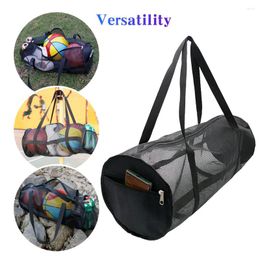 Outdoor Bags Portable Beach Bag Lightweight Foldable Mesh Swimming Multi-Function Toys Basket Large Capacity For Sports