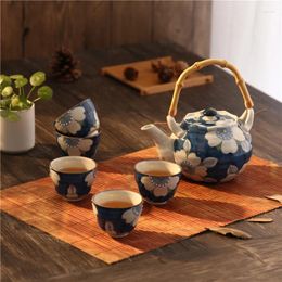 Teaware Sets Tea Set Hand Painted Ceramic Afternoon Cup Vintage Porcelain Teapot Juego De Te Drinkware
