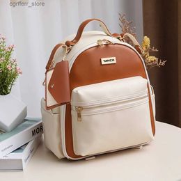 Diaper Bags Mommy Maternity Backpack PU Leather Mummy Multi-function Shoulder Bags Baby Convenient Diaper Waterproof Nappy Bag HMB19 L410