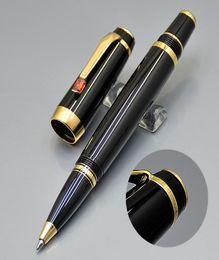 Luxury Bohemies series Classics Black Resin Rollerball pen Roller ball pens Stationery Writing office school supplies with Diamond9093372