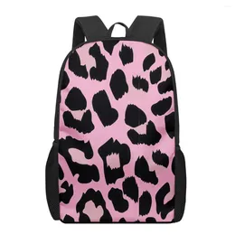 School Bags Leopard Print Kids Backpack For Boys Girls Primary Students Multifunctional Backpacks Children Book Bag Shoulder