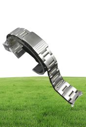 Watch Bands 19mm 20mm Silver Brushend Stainless Steel Brushed Oyster Band Bracelet For Mens8171587