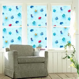 Window Stickers Static Cling Room Frosted Decoration Residential Decorative Film Glass Sticker For Kid's 45cm/60cm/70cm