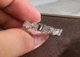 Exquisite Wedding Engagement Ring inlaid 3A Zircon Sparkling Crystal Stone Ring for Women Fashion Party Jewelry23694546513212