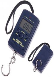 Digital Scales Luggage Scale Load 40Kgx 10g LCD Mini Protable Pocket Weighting Fishing Scale Electronic Hanging Balance Fish5300905