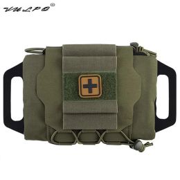 Packs VULPO Medical Pouch IFAK Pouch Tactical Molle Pouch Military First Aid Kits Bag Survival Kit Hunting Bag