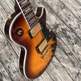 Guitar Famous Electric Guitar, Selected Tiger Maple, Hire European and American Professional Team to Build, Free Delivery Home.