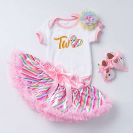 Set, Baby Baby First Heard, летний вышитый костюм для скалолазания с короткими рукавами, набор юбки принцессы