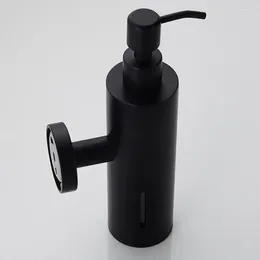 Liquid Soap Dispenser 200ml Wall Mounted Shower Bottle Pump Stainless Steel Shampoo Black