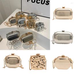 Waist Bags Ice Crack Crossbody Bag Women Mini Square 2024 European American Fashion Acrylic Chain Mobile Phone Lipstick