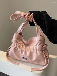 Drawstring Trendy Designer Underarm Handbag And Purses Totes Shoulder Crossbody Bag For Women Casual 2024 Ladies Messenger Bags
