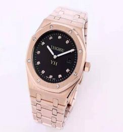 K8 Factory good Quality Men Wristwatches 41mm 15206IPOO1240IP01 Stainless gold Steel automatic Movement Mens watch Watches9753858