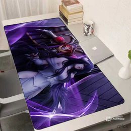 Mouse Pads Wrist Rests Albedo Large Mouse Pad Anime Overlord Pc Gamer Cabinet Keyboard Mausepad Computer Gaming Accessories Table Rug Desk Mat Mousepad