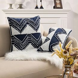 Pillow Geometric Throw Covers Modern Living Room Decoration Color Geometry Cover 45x45CM Simple Bed Velvet Luxury E0258