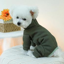 Dog Apparel Puppy Jumpsuit Autumn Winter Fashion Desinger Clothes Pet Cute Jacket Small Warm Sweater Cat Pyjamas Poodle Chihuahua Yorkie