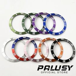 Watch Repair Kits 38mm Aluminum Ring Red Purple Silver Orange Blue Green Black Bezel Insert For Men's Cases Replace Accessory