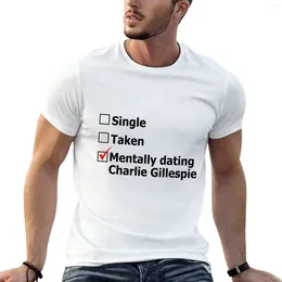 Men's Polos Mentally Dating Charlie Gillespie T-Shirt Sports Fans Tops Blanks Funny T Shirts For Men