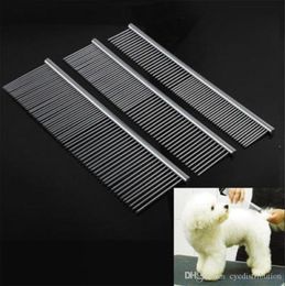 Pet Grooming Brush Comb Groming Beauty Tools For Dog Clean Pin Cat Stainless Steel Dogs Brushes a472401516