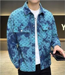 Nuove giacche di jeans maschile marchi di lusso di lussuoso giacca designer giacca casual tops casual