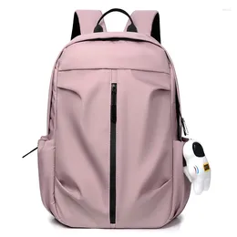 Backpack Women's Fashion Trend 2024 Zipper Business Leisure Computer Bag Usb Charging Outdoor Travel Cool Student