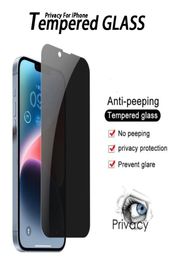 Full Cover Privacy Antiglare Screen Protector for iPhone 14 Plus Pro Max 7 8 Antispy 9H XR XS 11 12 13 Mini Protective Film Glas3790700