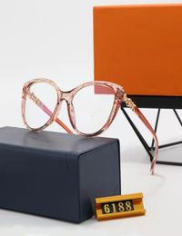 Luxury designer sunglasses Fashion Round Women Sun Glasses Frame Vintage Clear Lens Optical Leopard Eyeglasses for womens and men 8778781