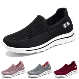 men women running shoes triple white black pink red grey mens womens trainers outdoor sports sneakers GAI size 36-44