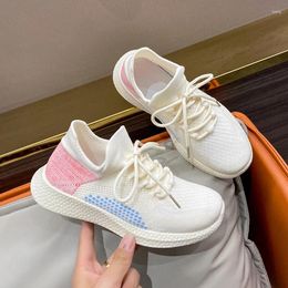 Casual Shoes Women's Summer Couples Flying Woven Sneakers For Men And Women Versatile Student Breathable Designer Luxury Ladies