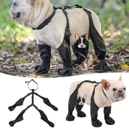 Dog Apparel Shoes Outdoor Waterproof Suspender Boots For Small Medium Large Dogs Anti-Slip Rain Pets Booties Pet Accessories