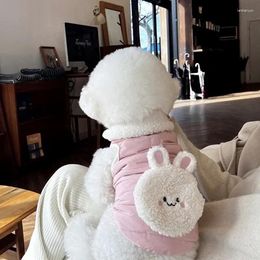 Dog Apparel Parka Winter Down Jacket Warm Pet Clothes For Puppy Medium Dogs Cute Bear Cotton Coat Outfit