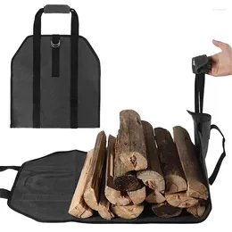 Storage Bags Firewood Carry Bag Log Carriers With Handles Multifunctional Wood Holder BBQ Stove Tote Home Fireplace Supply