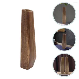 Vases Hydroponic Vase Wood Tabletop Decoration Container Creative Flower Holder Wedding Decorations