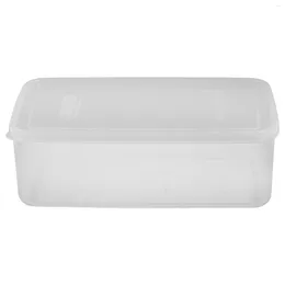 Plates Bread Storage Box Plastic Containers Dispenser Holder Lid Loaf Keeper Homemade Pp Kitchen Counter Organiser Pantry Airtight
