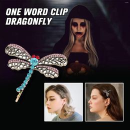 Hair Clips Dragonfly Halloween Clip With Girl Head Headwear One Word Eye-catching Sweet For Various Occasions