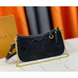 2024 10a High Quality Shoulder Bags Embossed Easy Pouch on Strap Bag Handbag Women Messenger Handbags Chain Shoulder Crossbody Bags Wallets Ripples Tote Pochette 10