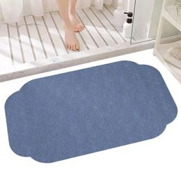 Bath Mats Diatomaceous Earth Shower Mat Super Absorbent Bathroom Pads Anti-slip Stone Absorbing Rug Quick-drying Toilet Accessories