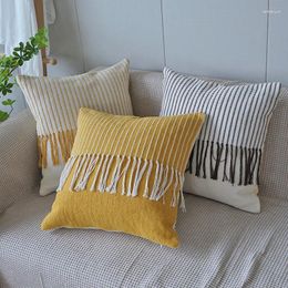 Pillow Bohemian Moroccan Tassel Pillowcase For Sofa Bed Living Room Decoration Cover Home Decor Lumbar 45x45/30 50