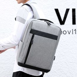 New Men's Fashionable High-capacity Business Waterproof College Student Laptop Backpack