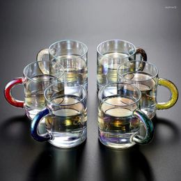 Wine Glasses Nordic Lead-free Glass Cup Personality Creative Hand-crafted Colored Diamonds El Household Drinking