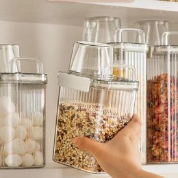 Storage Bottles Kitchen Food Box Airtight Rice Containers Home Accessories Organisation Plastic Useful Spices Jars Fridge Preservation