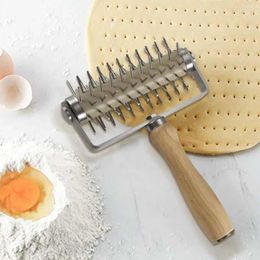Baking Tools Pizza Dough Roller Homemade Cake Cookie Pie Hole Machine Cookies Needle Punch